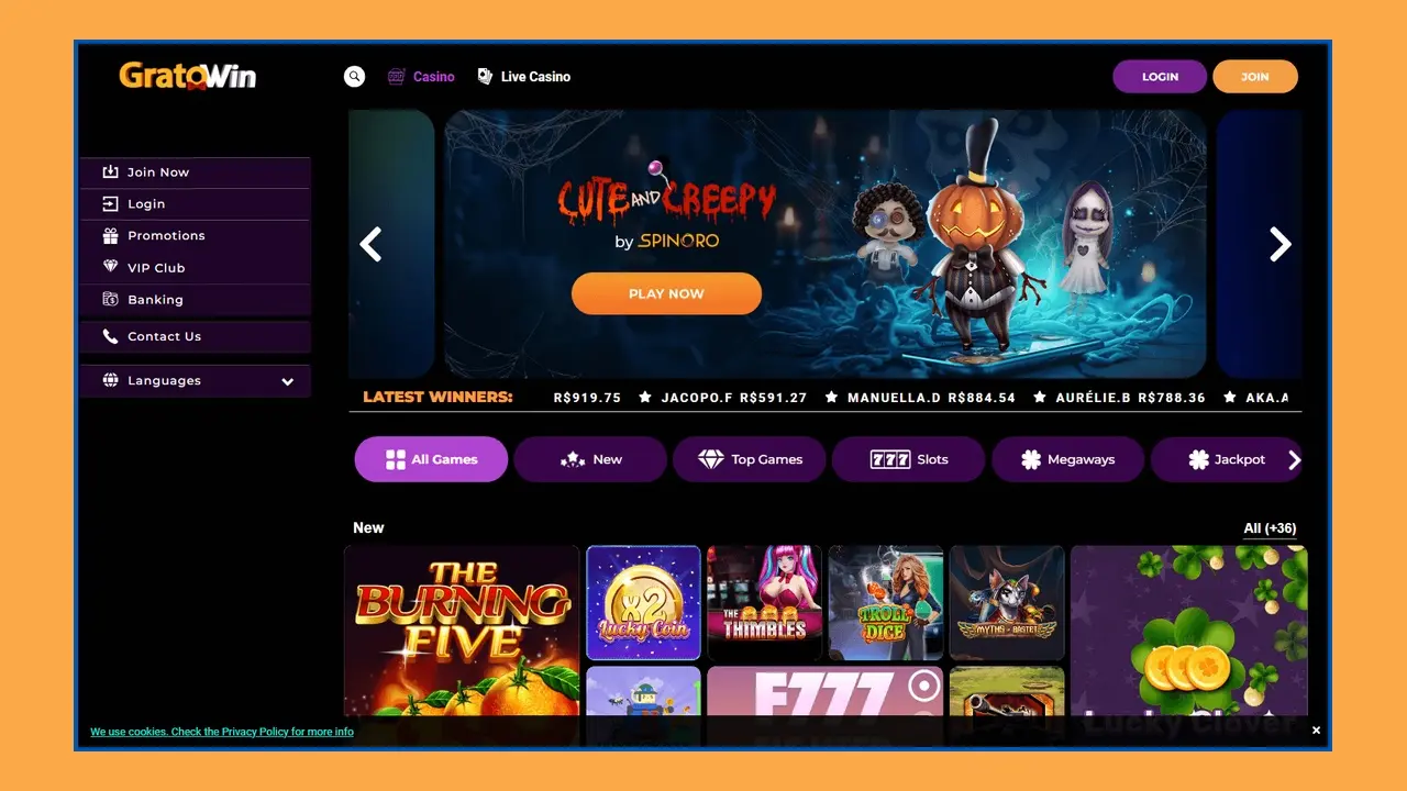 Inscription sur le site Gratowin et connexion Inscription sur le site Gratowin et connexion